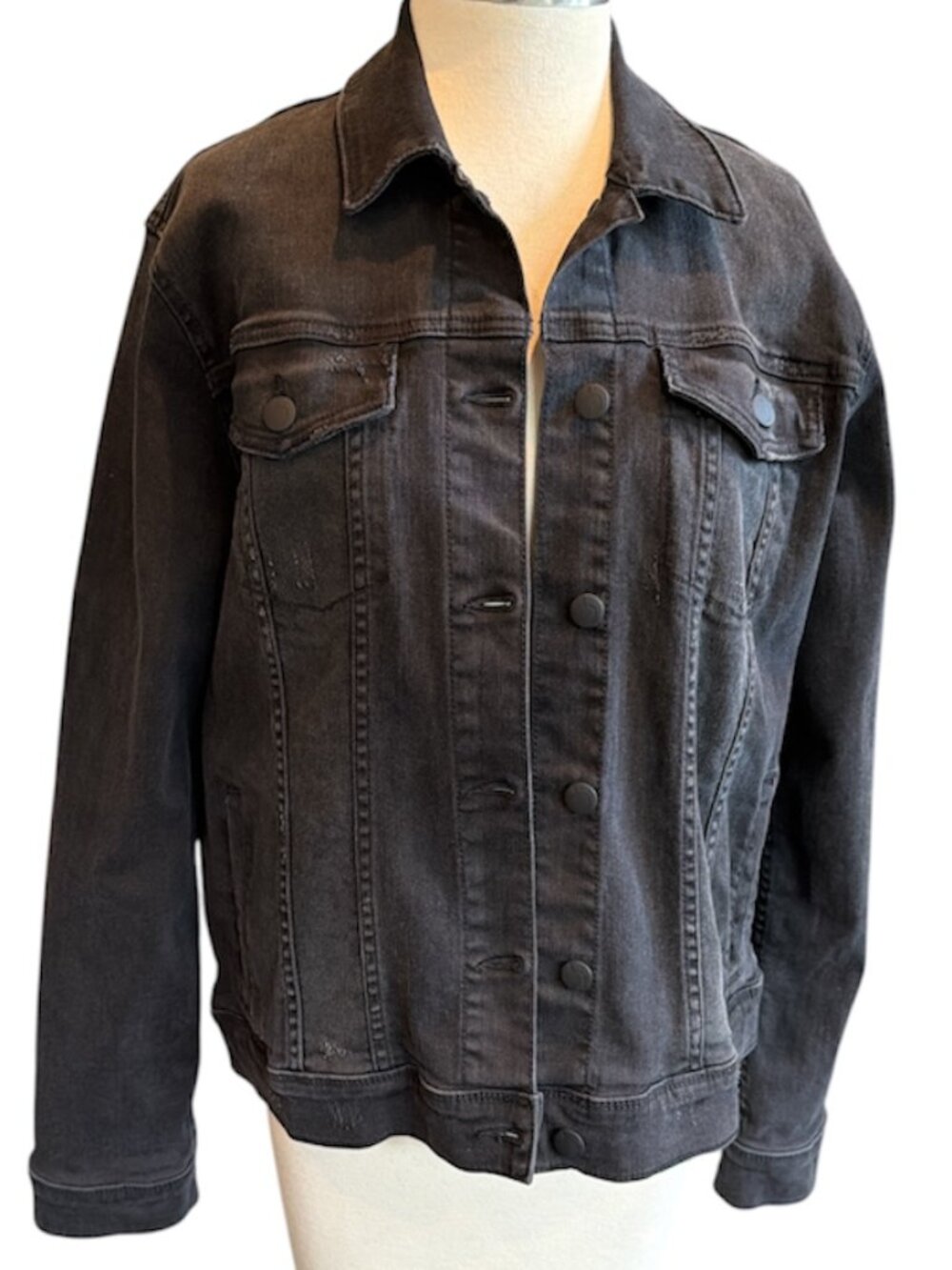 Joe's Black Denim Rustic Jean Jacket